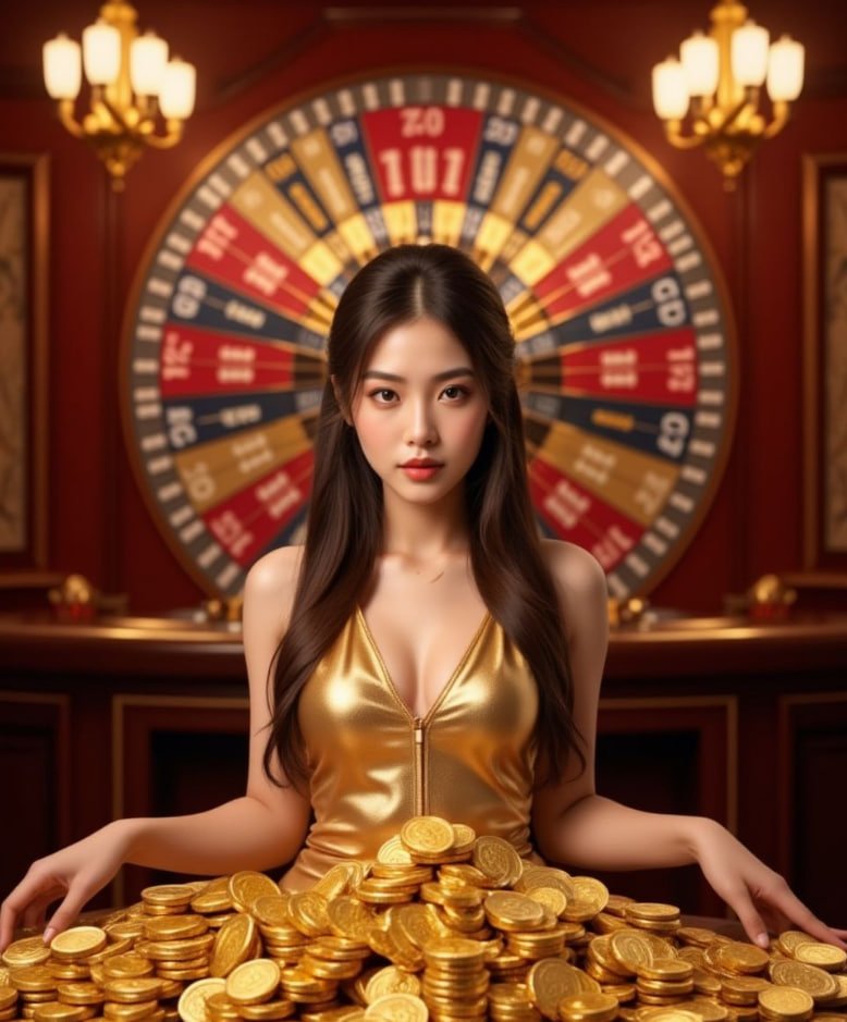 Tampilan antarmuka Wolf Gold di platform api188 dengan simbol-simbol permainan dan opsi taruhan